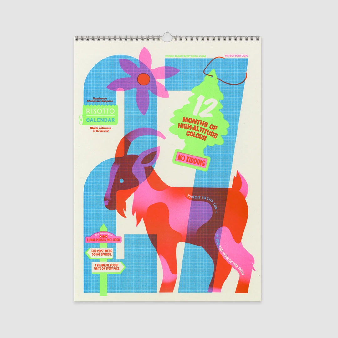 2027 Wall Hanger A3 Riso Calendar