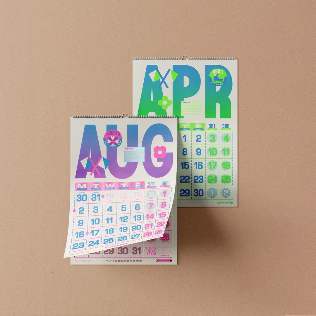 2027 Wall Hanger A3 Riso Calendar