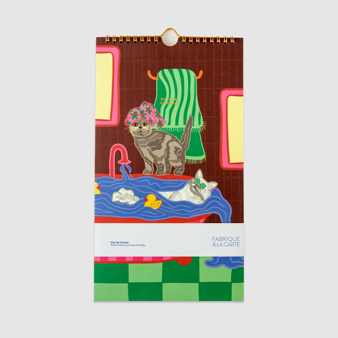 Cats Fabrique Birthday Calendar