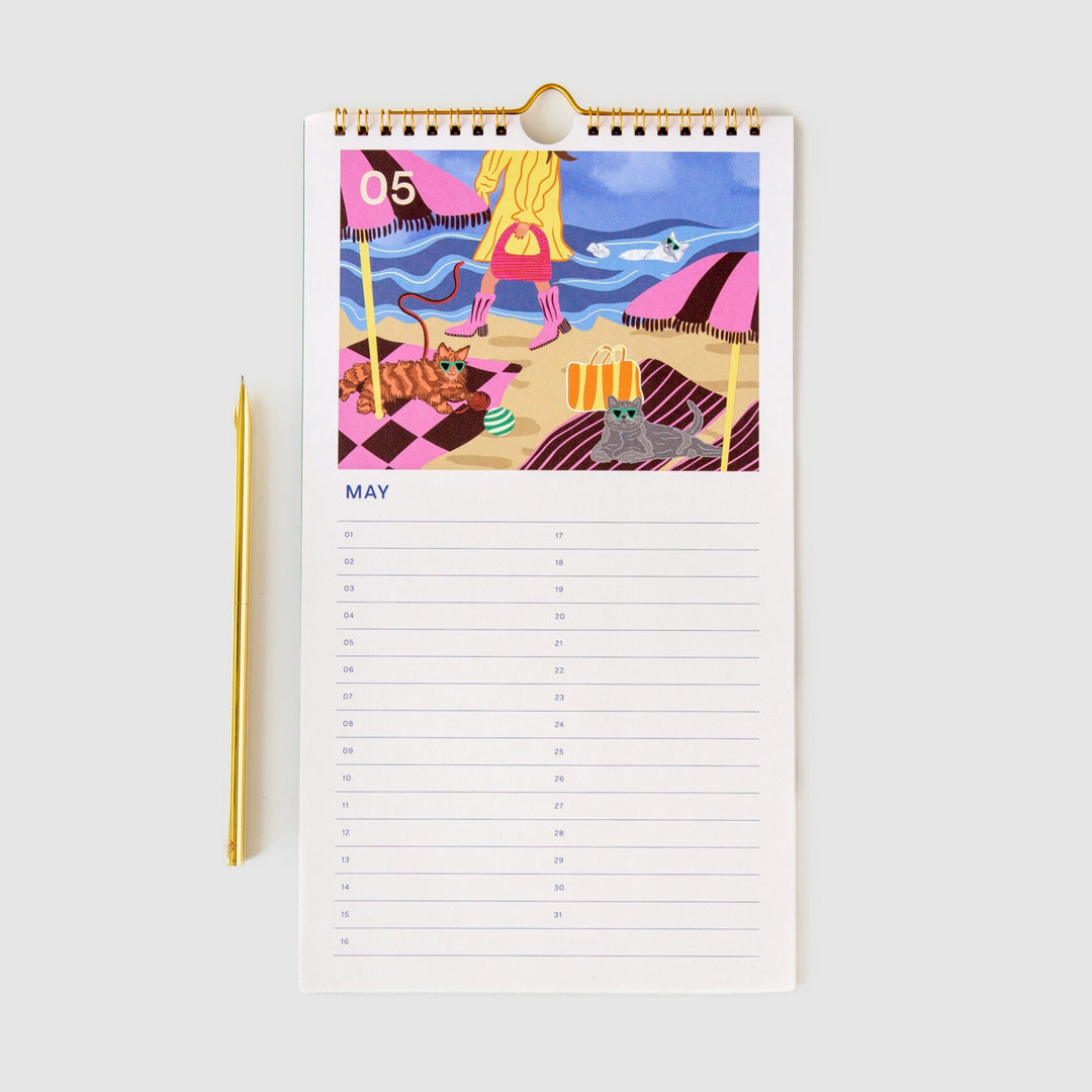 Cats Fabrique Birthday Calendar
