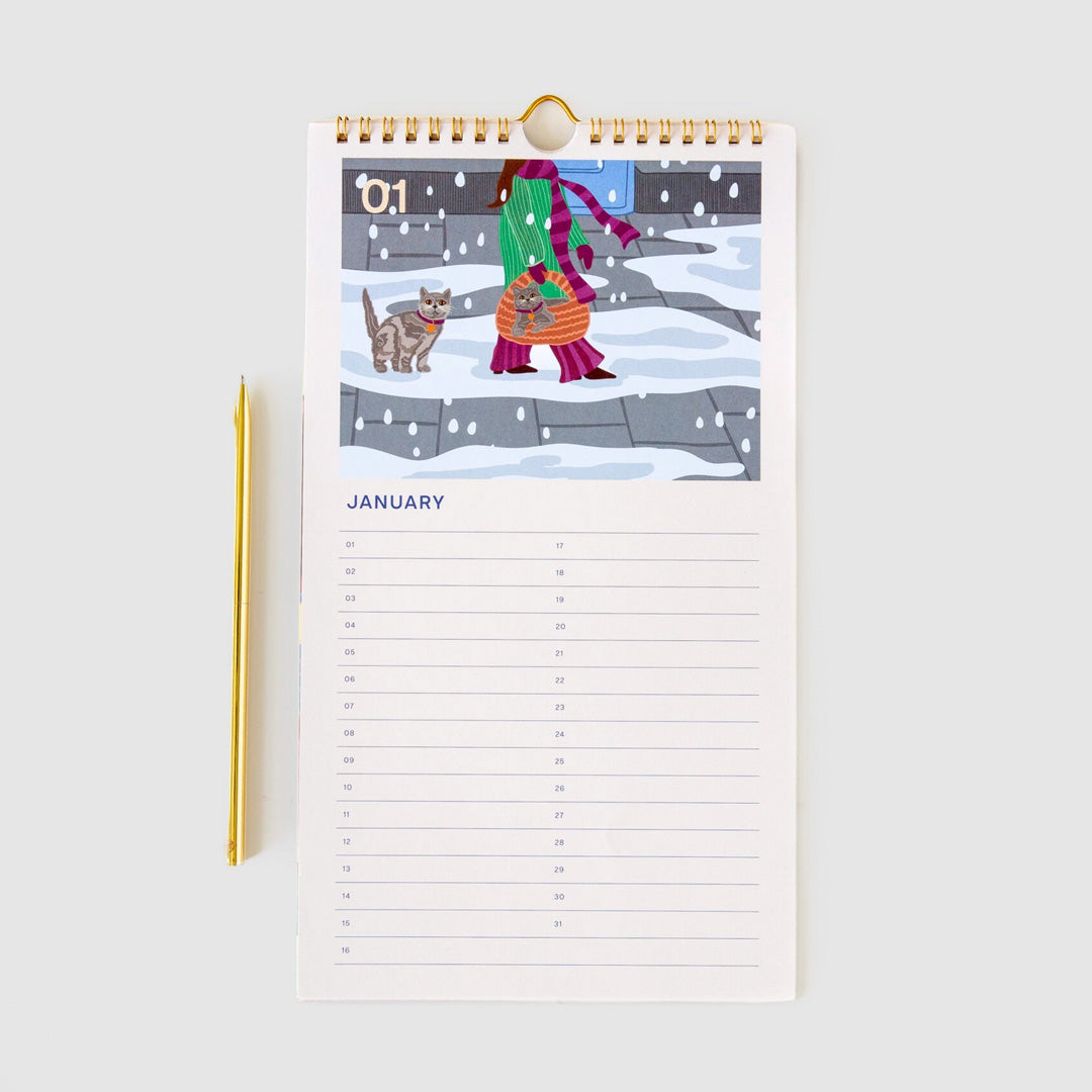 Cats Fabrique Birthday Calendar