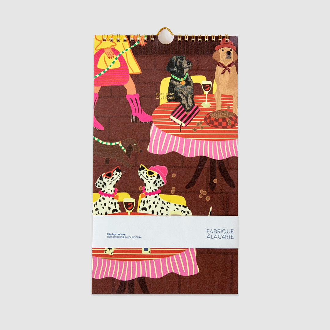 Dogs Fabrique Birthday Calendar