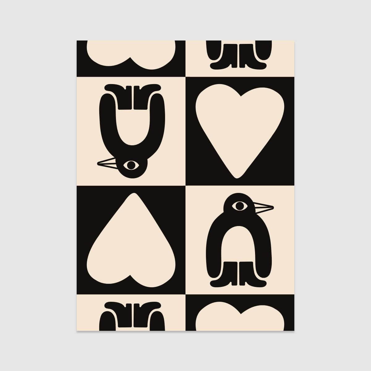 Adelie Chess Poster