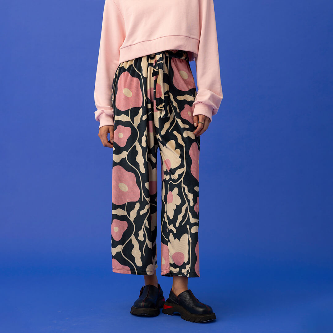 Eric Wide Leg Pants - Pet Plants