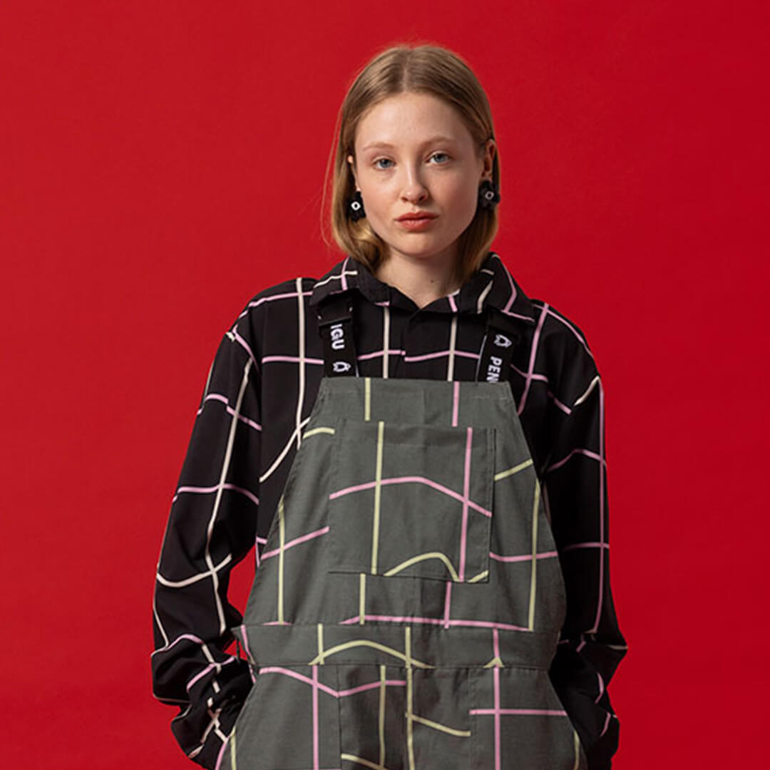 Be Cool Overalls - Grid
