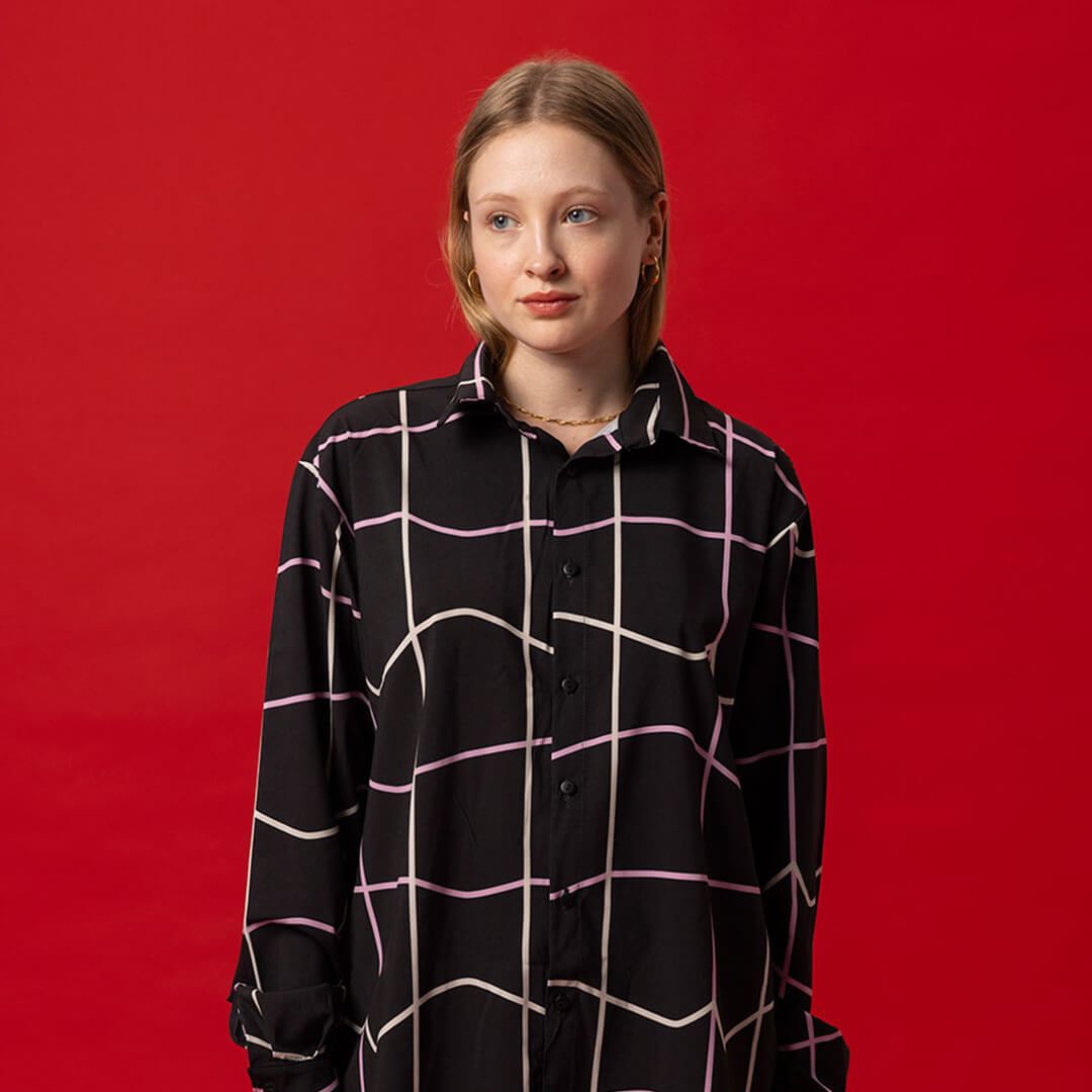Kowalski Shirt - Grid Black