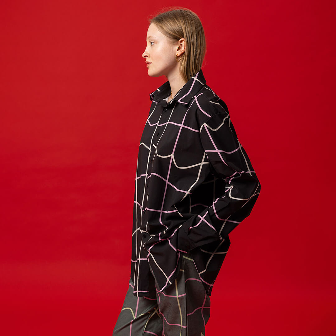Kowalski Shirt - Grid Black