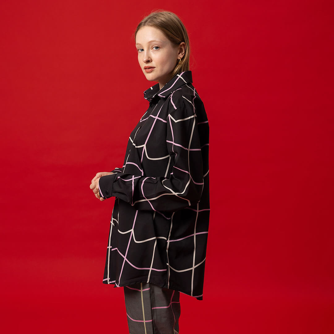 Kowalski Shirt - Grid Black
