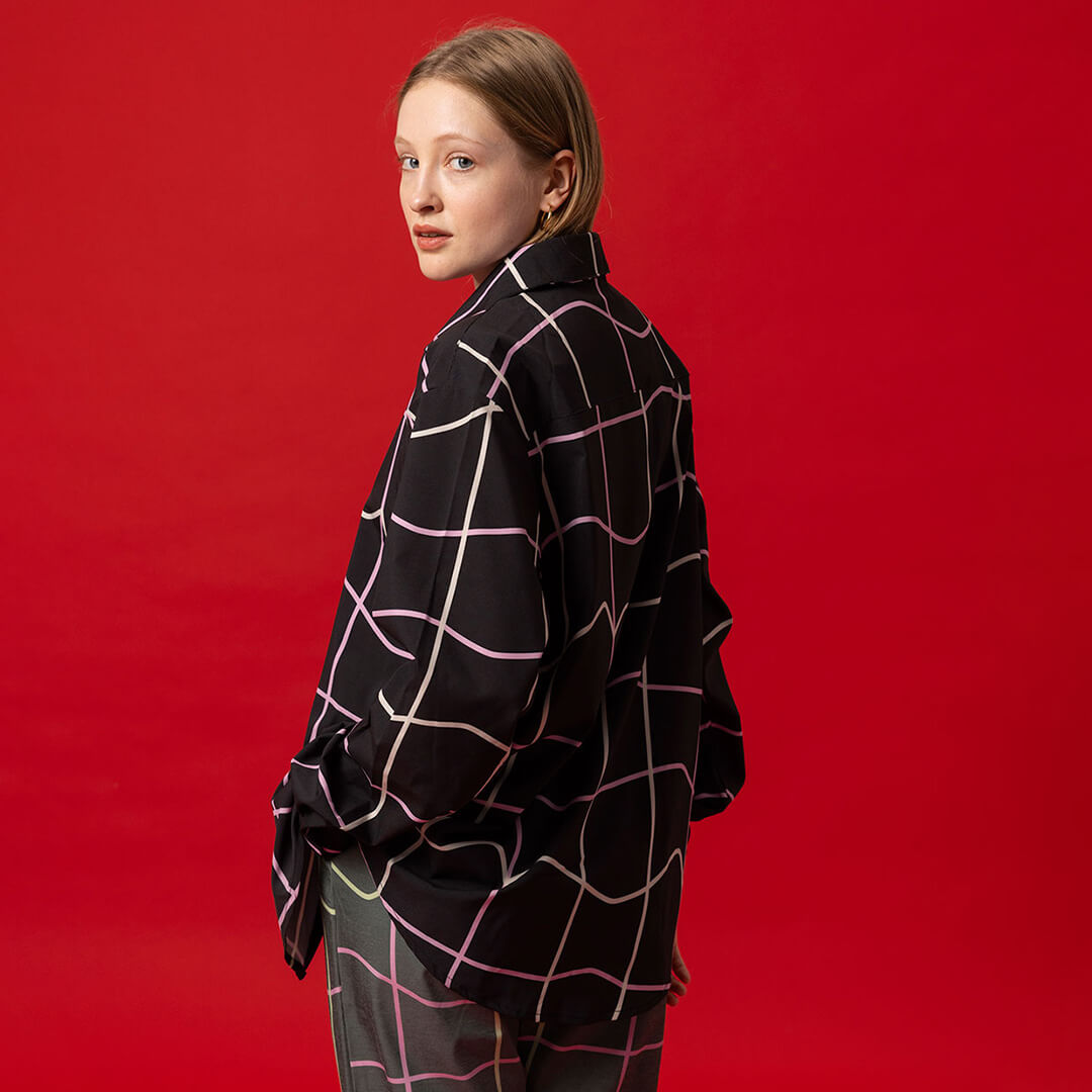 Kowalski Shirt - Grid Black