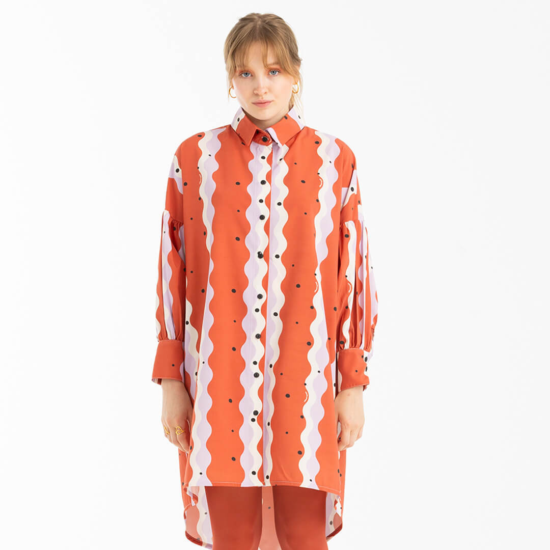Rosalie Shirt Dress - Frill