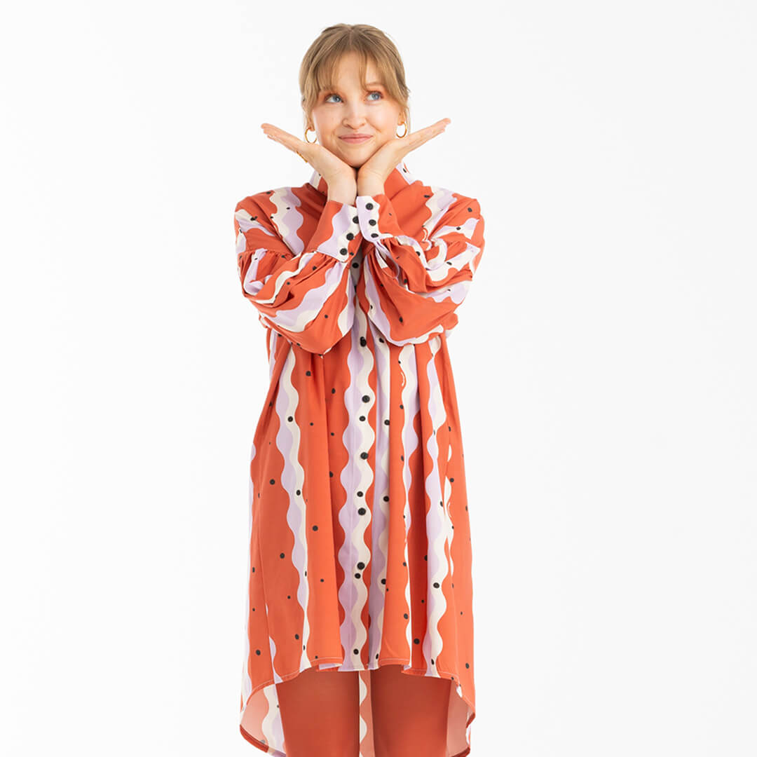 Rosalie Shirt Dress - Frill