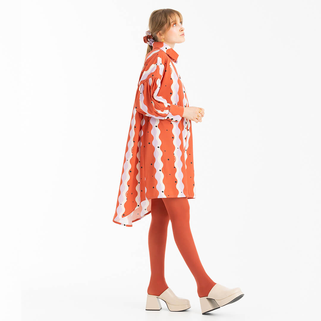 Rosalie Shirt Dress - Frill