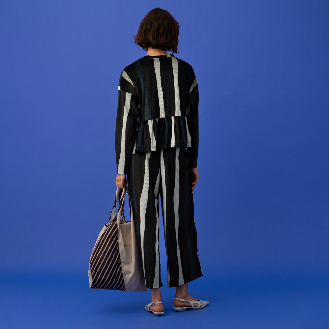 Popper Top - Adelie Stripes