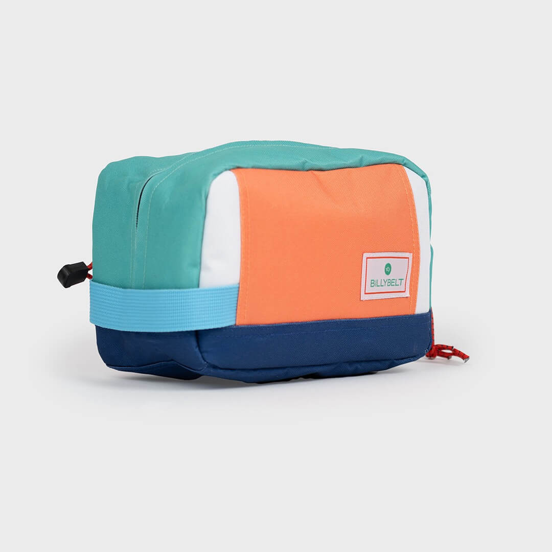 Toiletry Bag Orange & Green