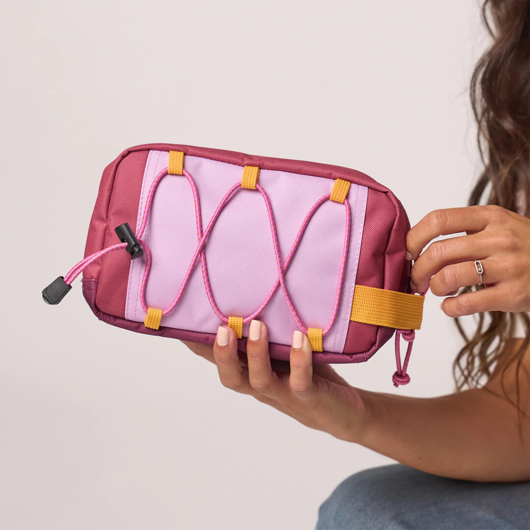 Toiletry Bag Purple & Burgundy