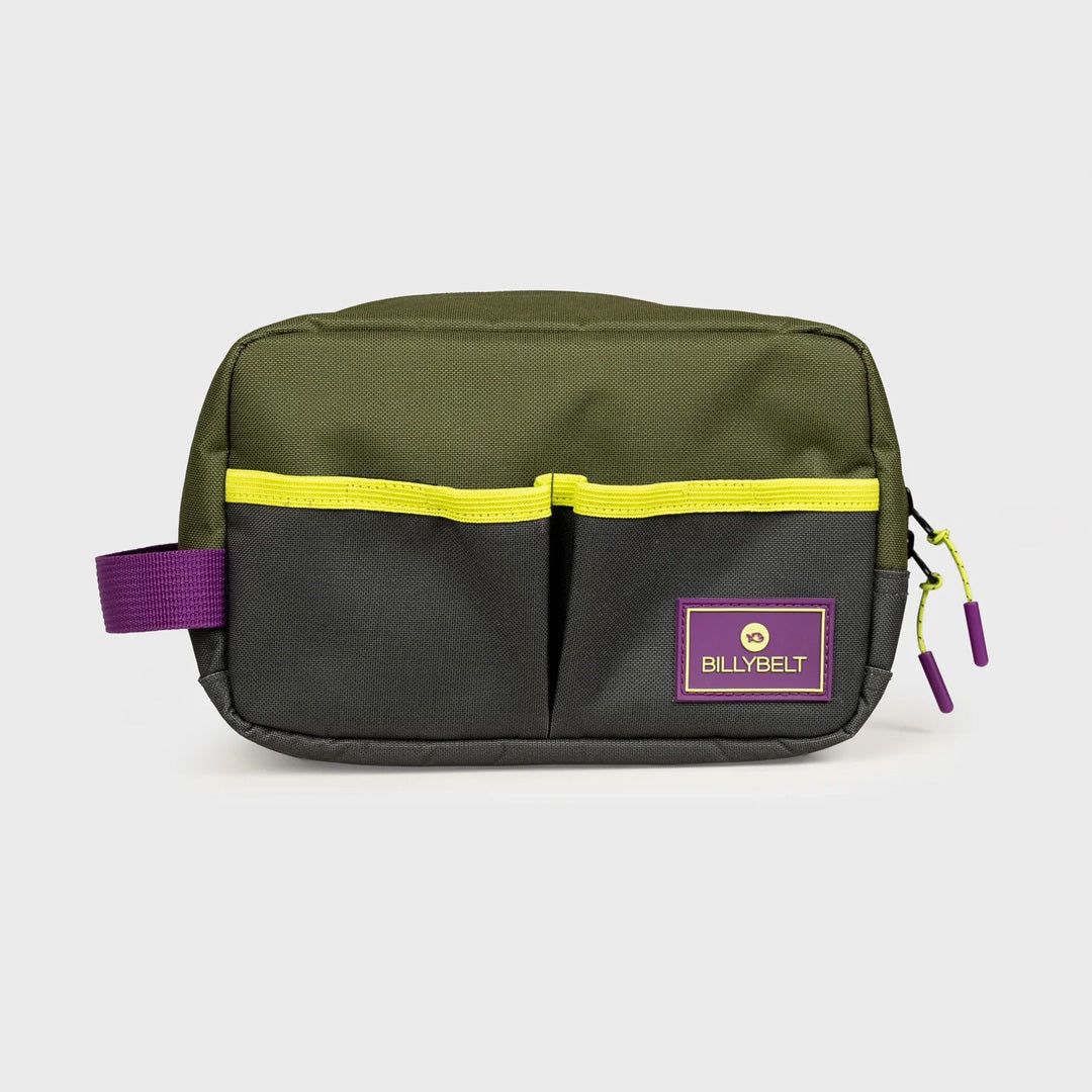 Toiletry Bag Khaki & Black