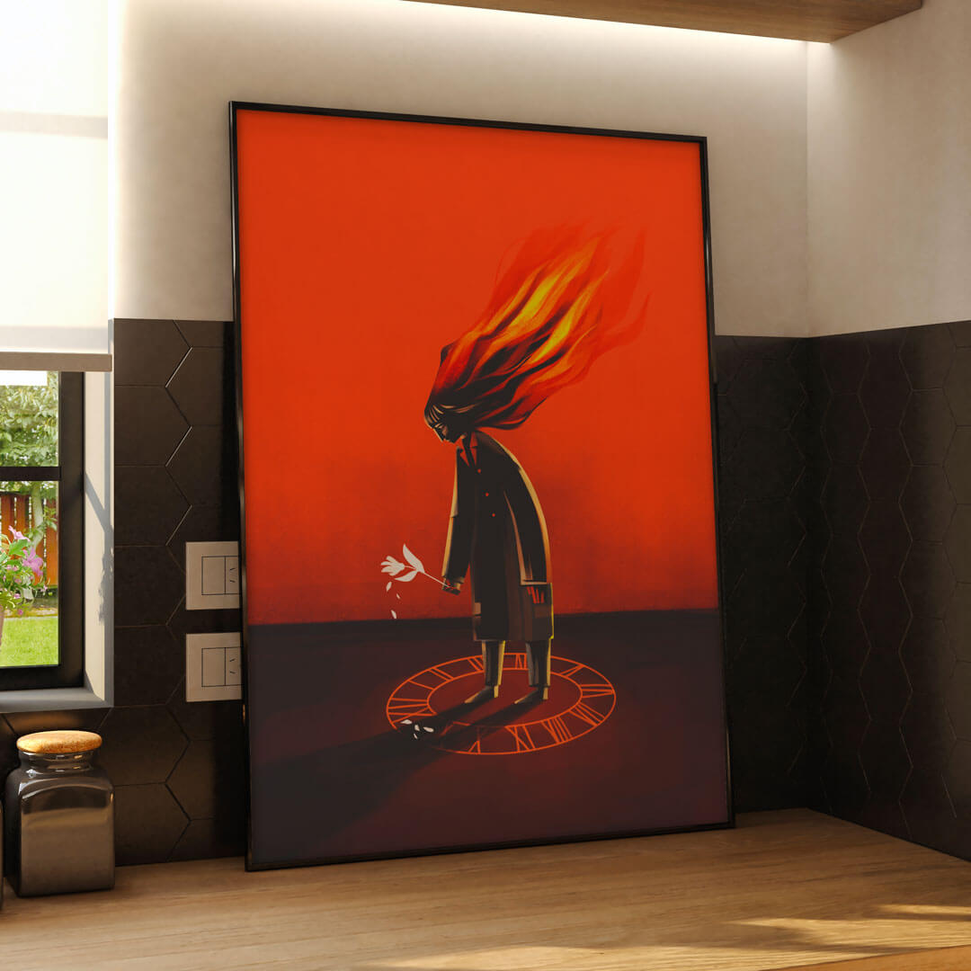Ticking of Clock Poster