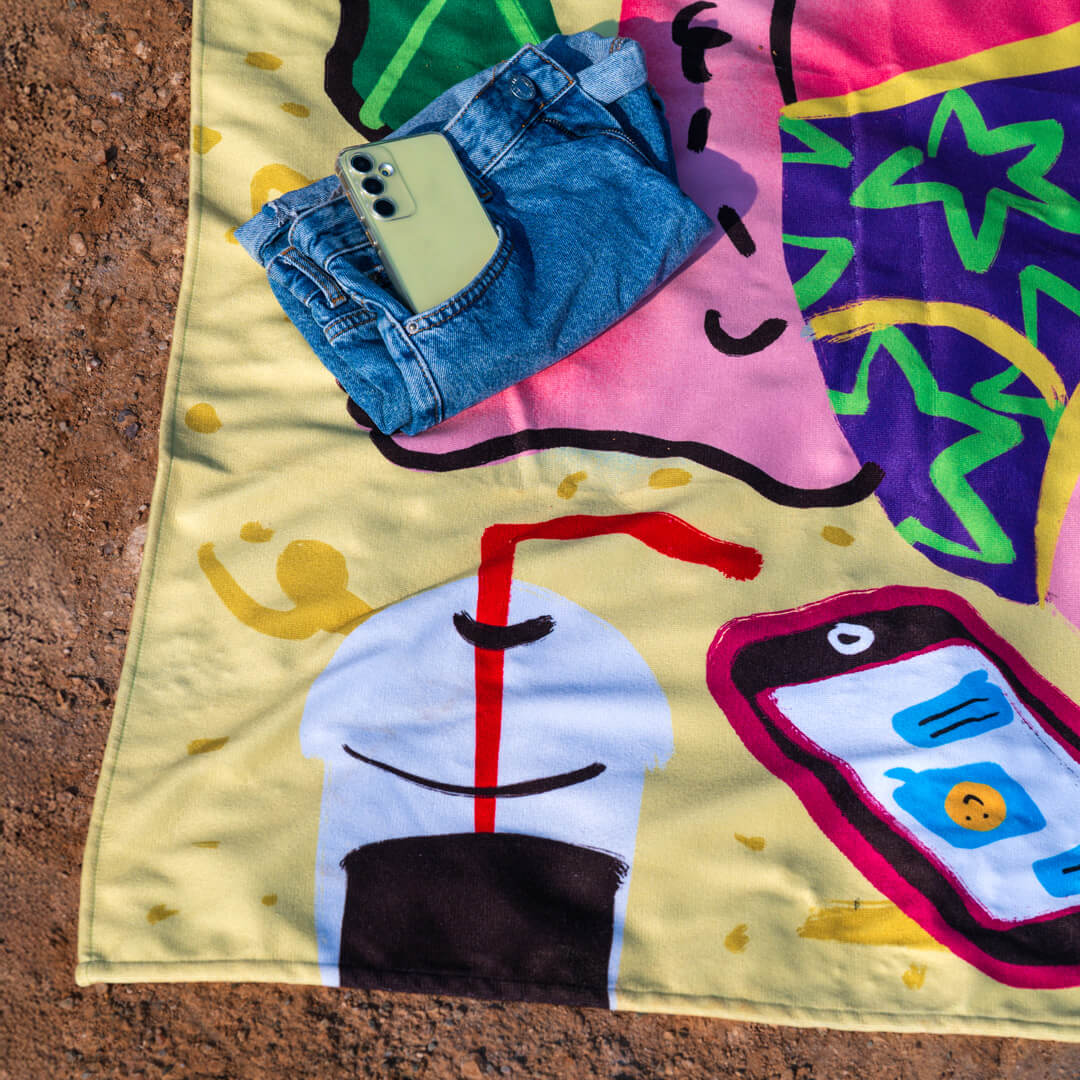 Born Lazy Beach Towel