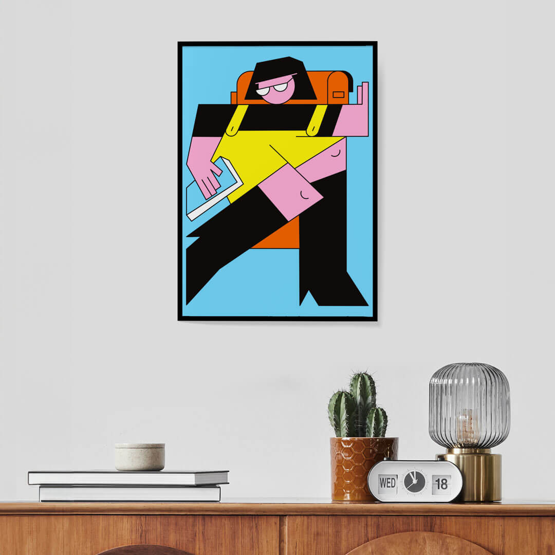 Student on a Rush Poster