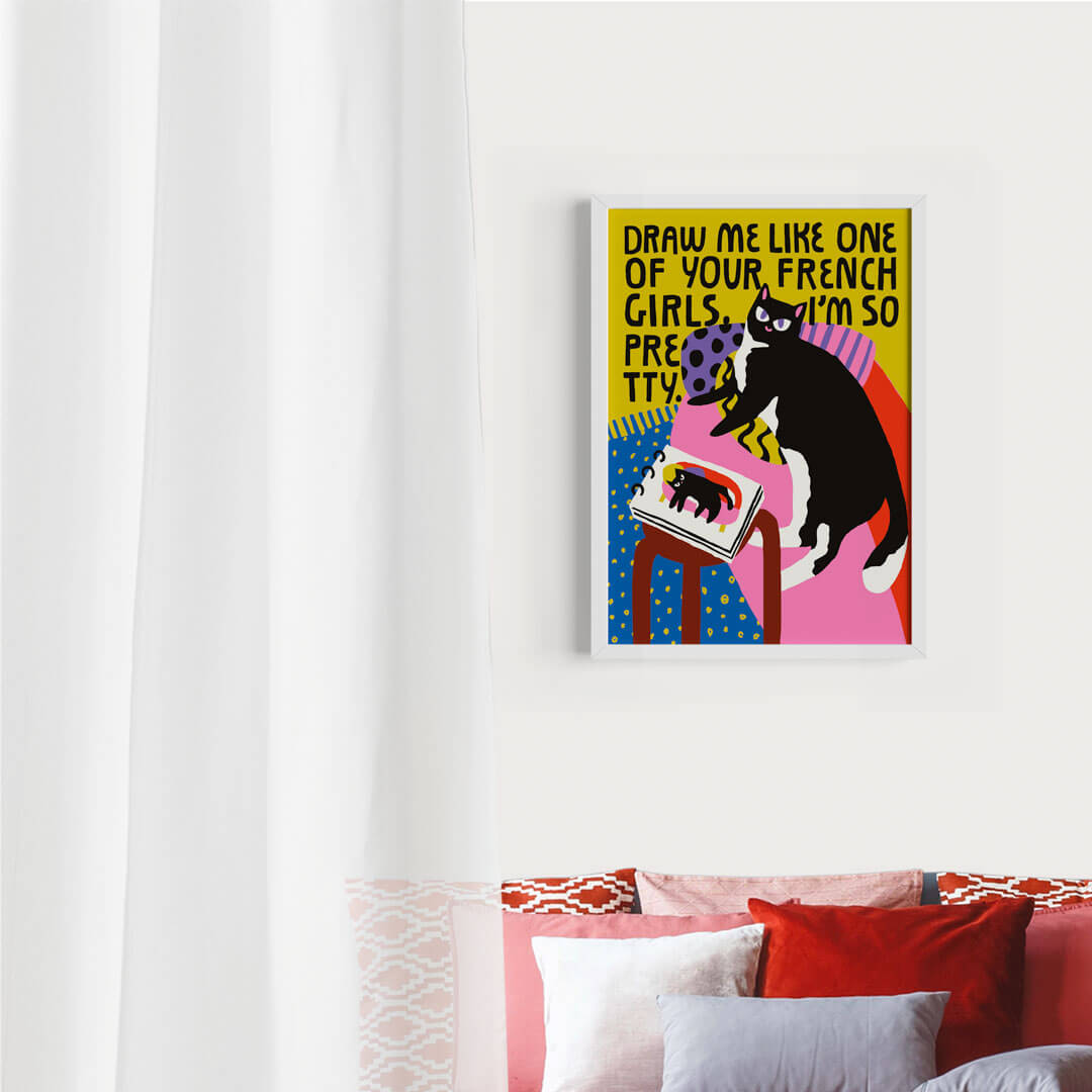 French Girl Poster