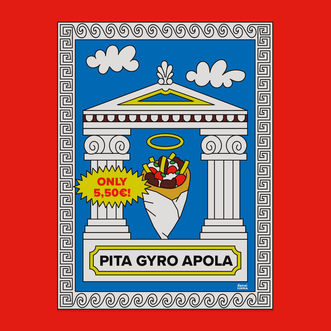 Pita Gyro Apola Poster