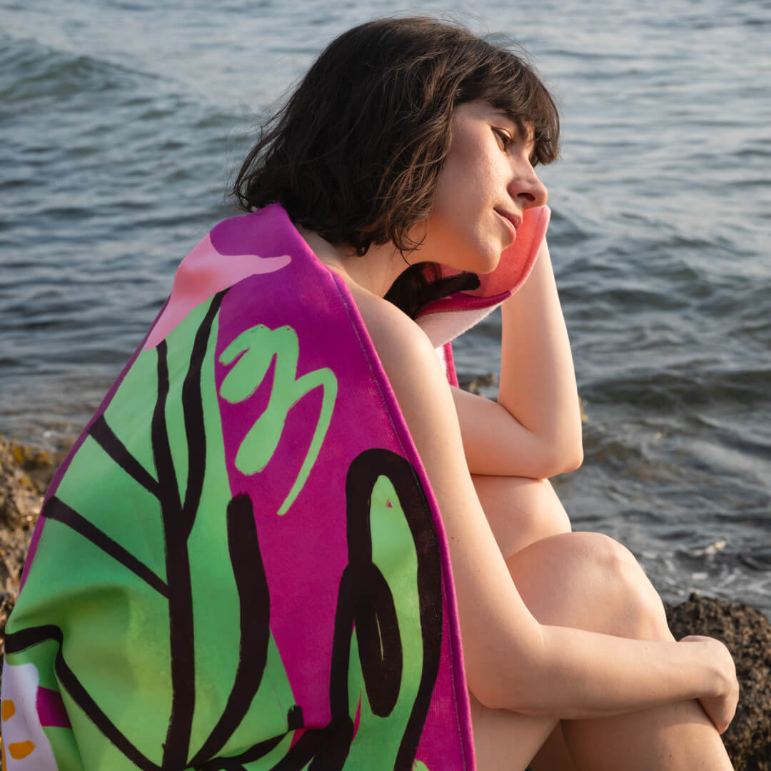 Drip Me Baby Beach Towel