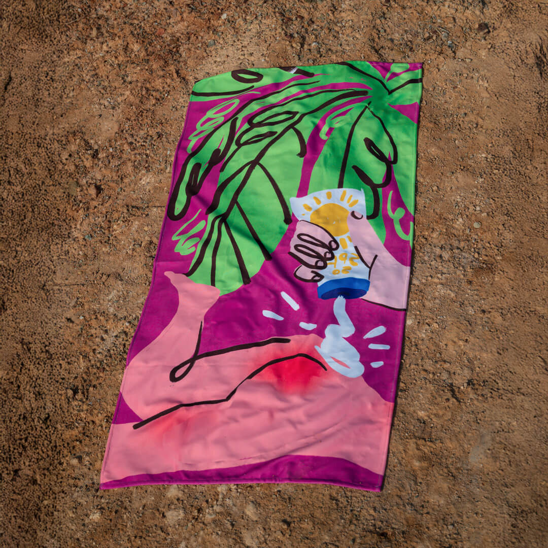 Drip Me Baby Beach Towel