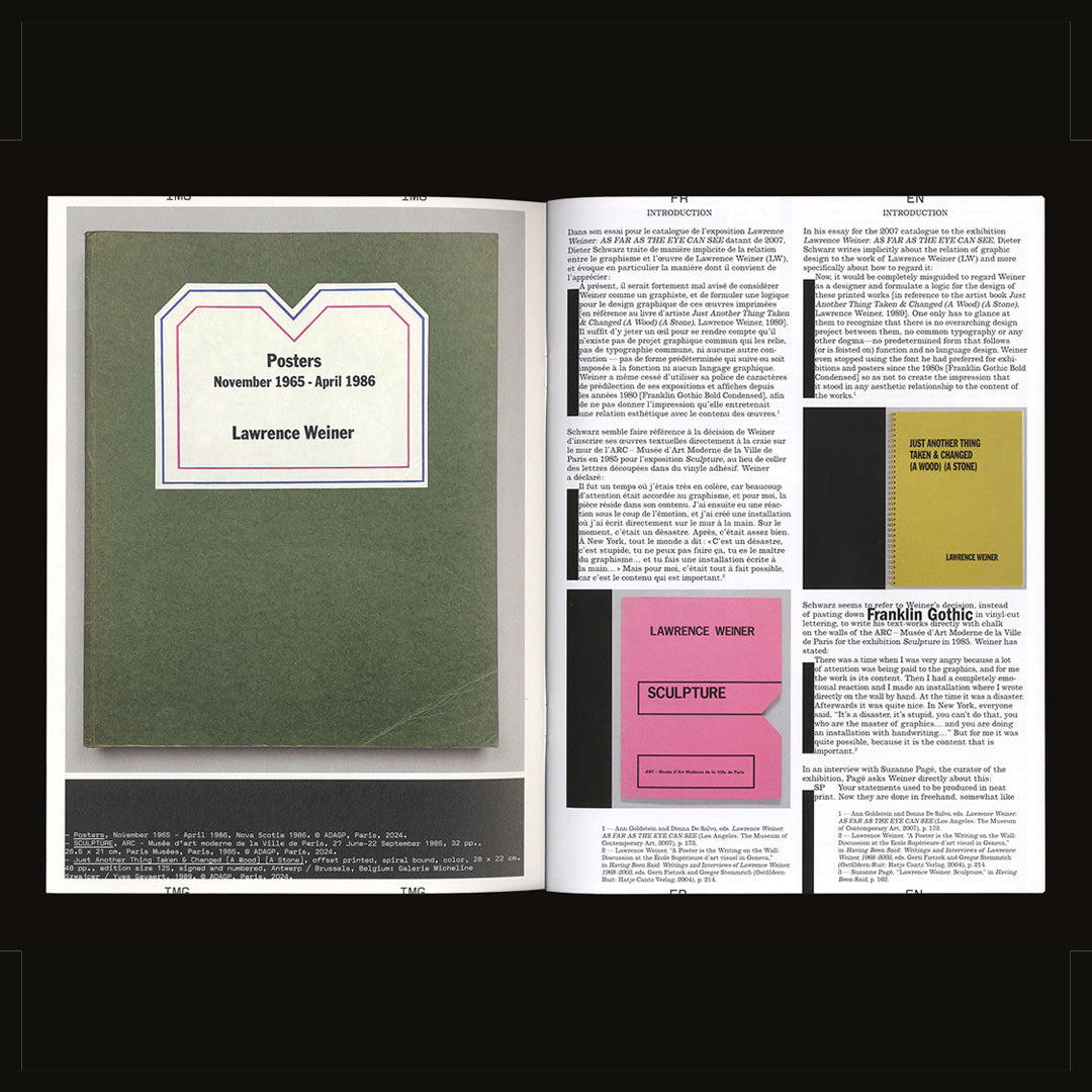 Revue Faire #49 – Lawrence Weiner