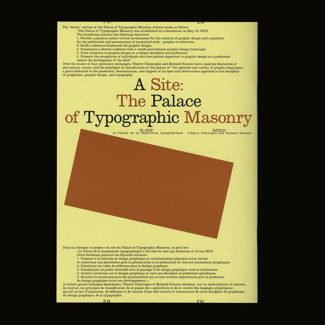Revue Faire #50 – The Palace of Typographic Masonry