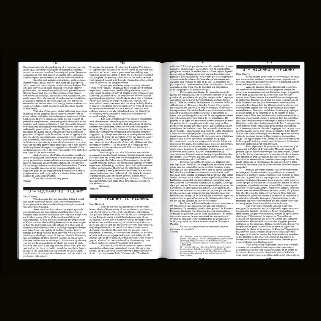 Revue Faire #50 – The Palace of Typographic Masonry