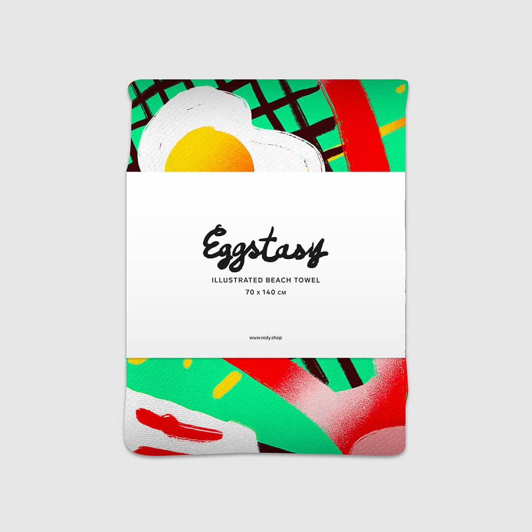 Eggstasy Beach Towel