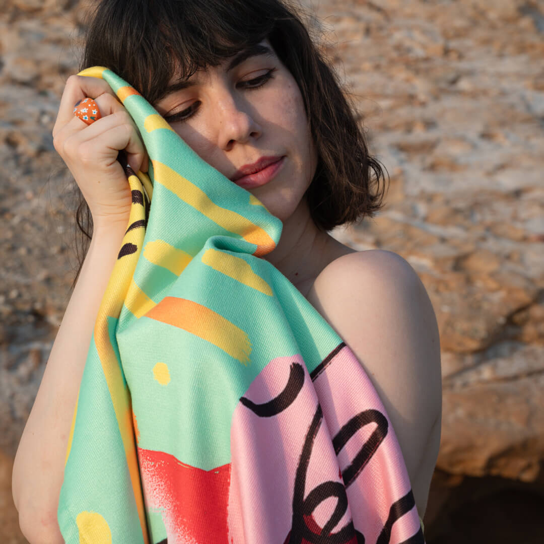Eggstasy Beach Towel
