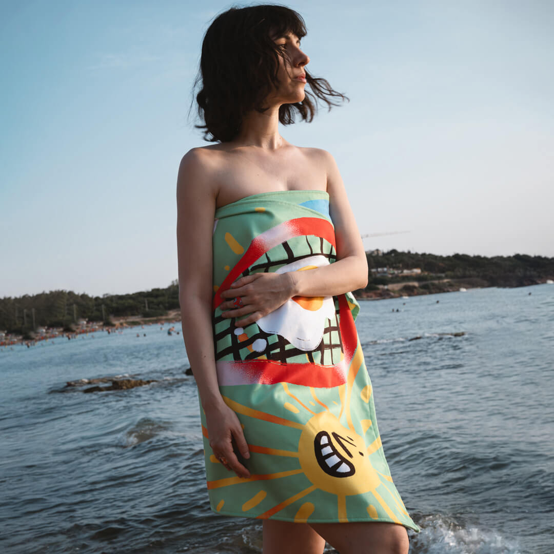 Eggstasy Beach Towel
