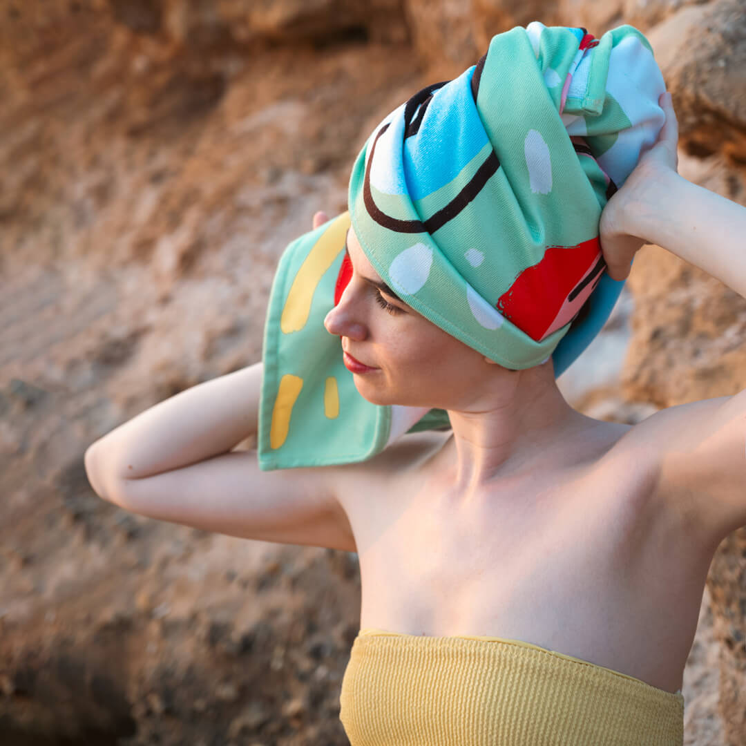 Eggstasy Beach Towel