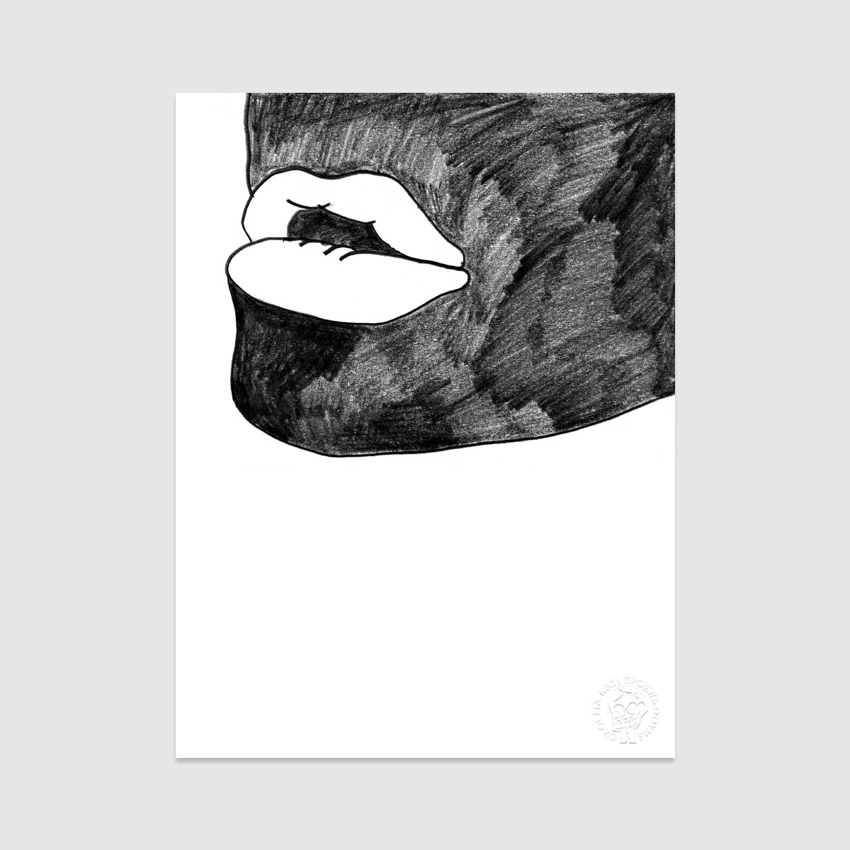 Fleshy Lips Poster