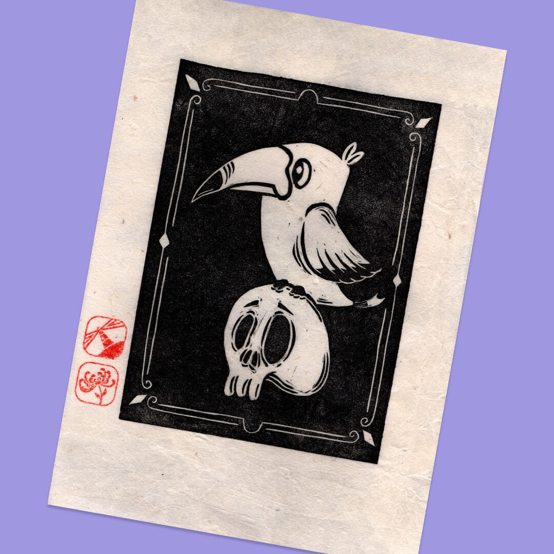 Quoth the Tucan… Nevermore Art Print