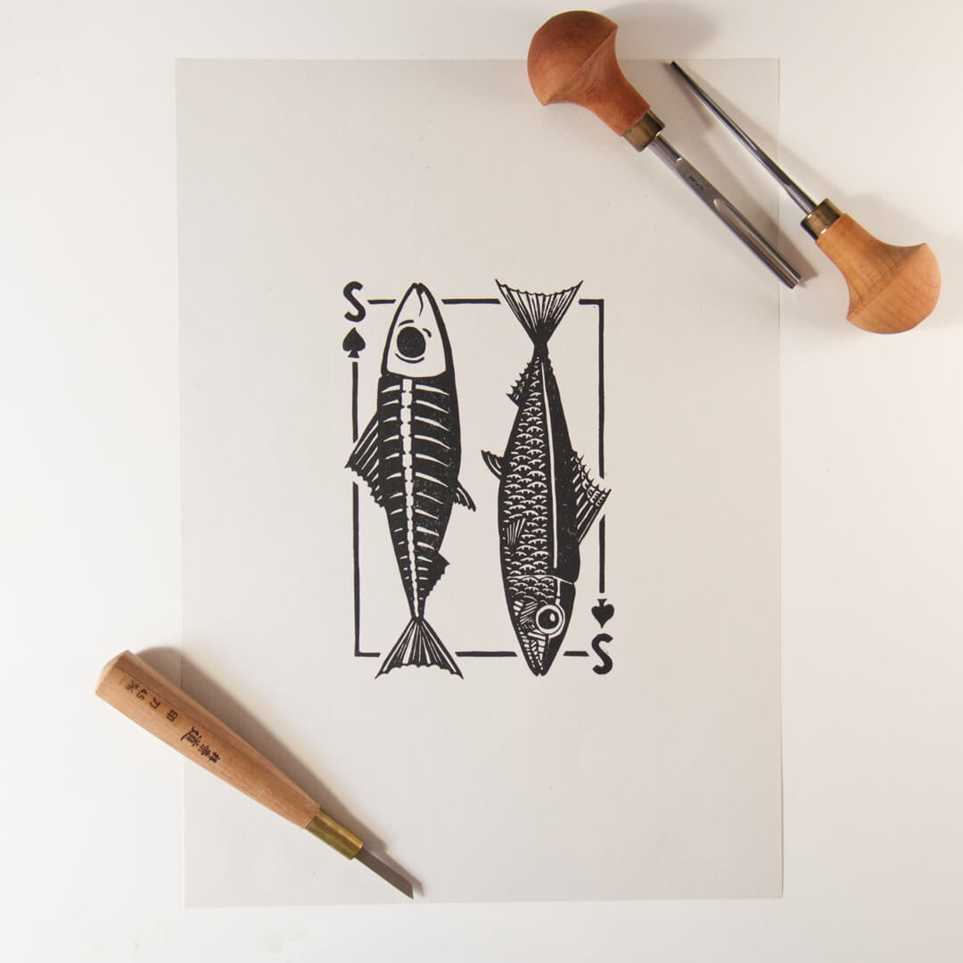 Sardines of Spades Art Print