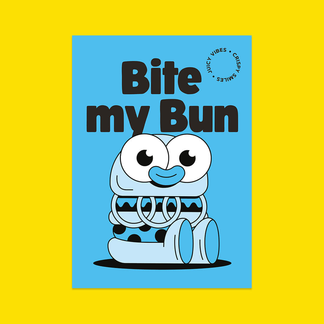 Bite my Bun Art Print