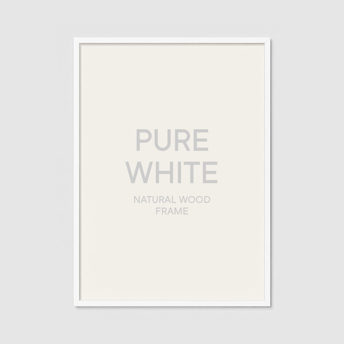 Pure White Frame