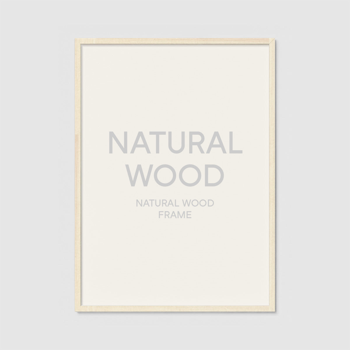 Natural Wood Frame