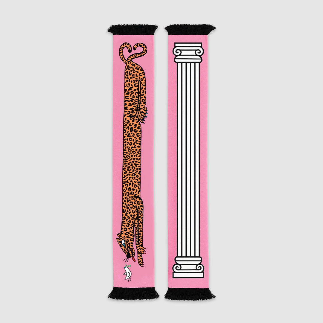 Leopard Column Scarf