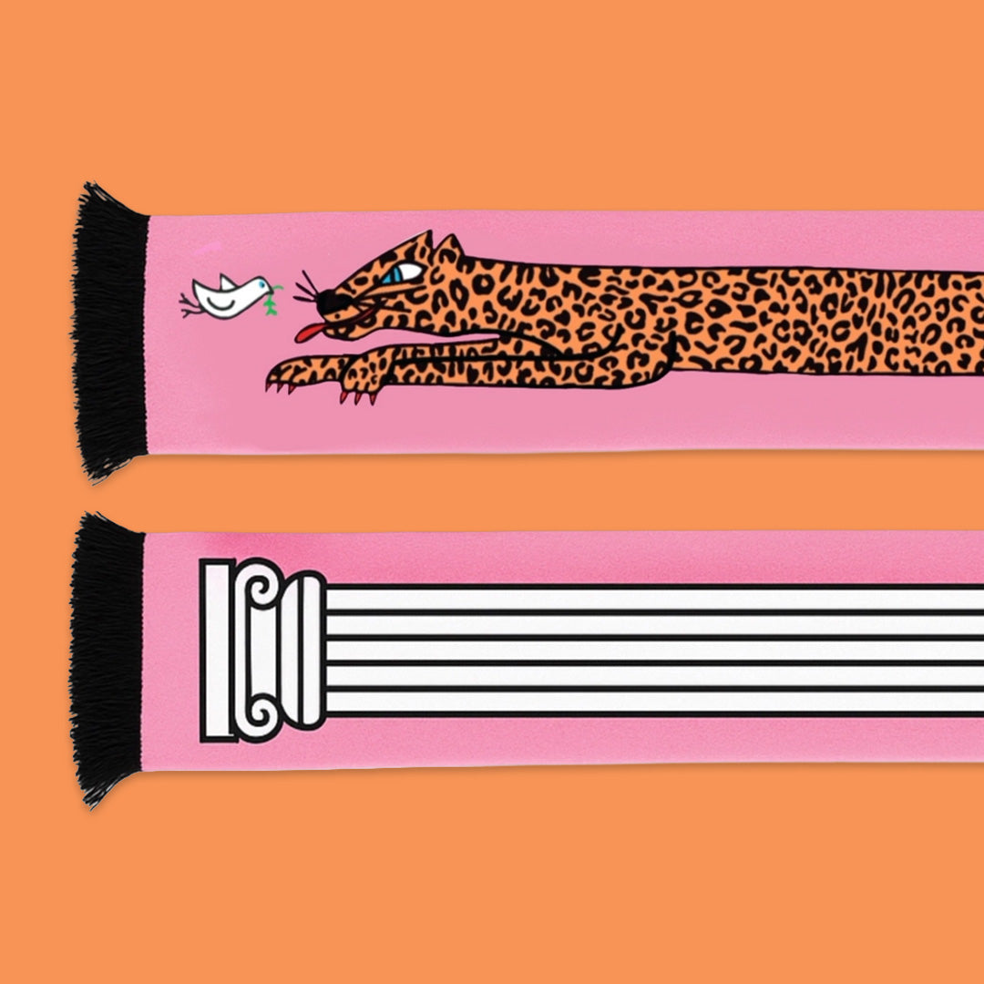 Leopard Column Scarf