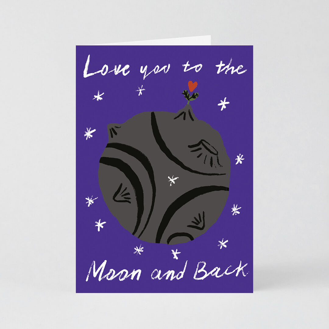 Moon and Back Card