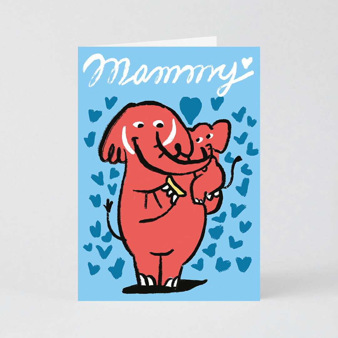 Elephant Mammy Card
