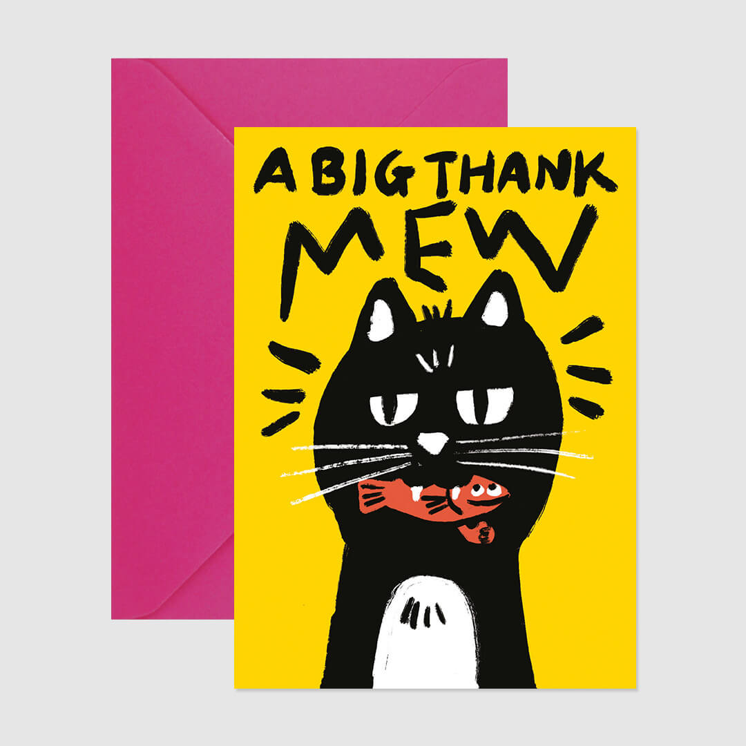 A Big Thank Mew Card