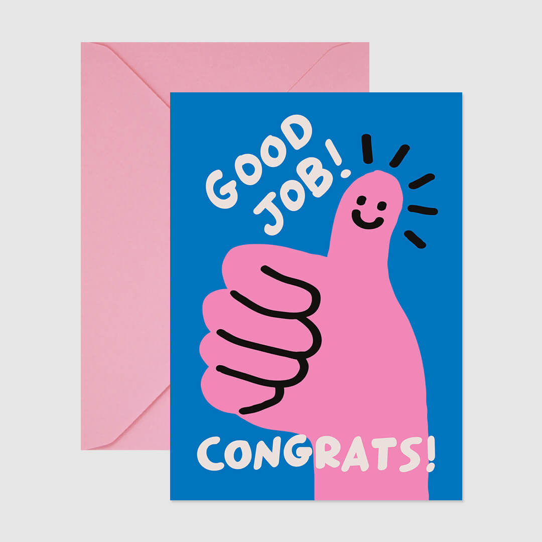 Congrats Good Job Card