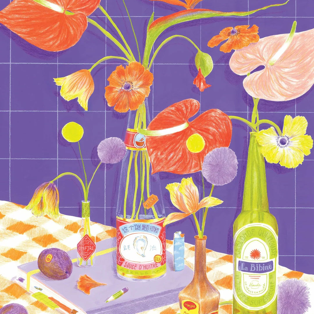 Flowers On the Table Puzzle 500 Pcs