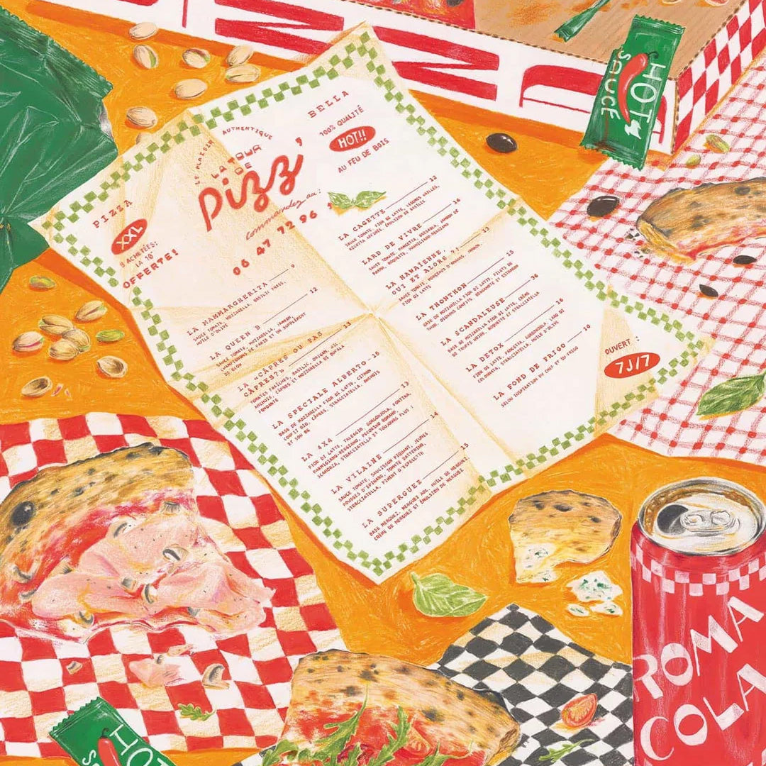 Takeaway Pizza Puzzle 1000 Pcs