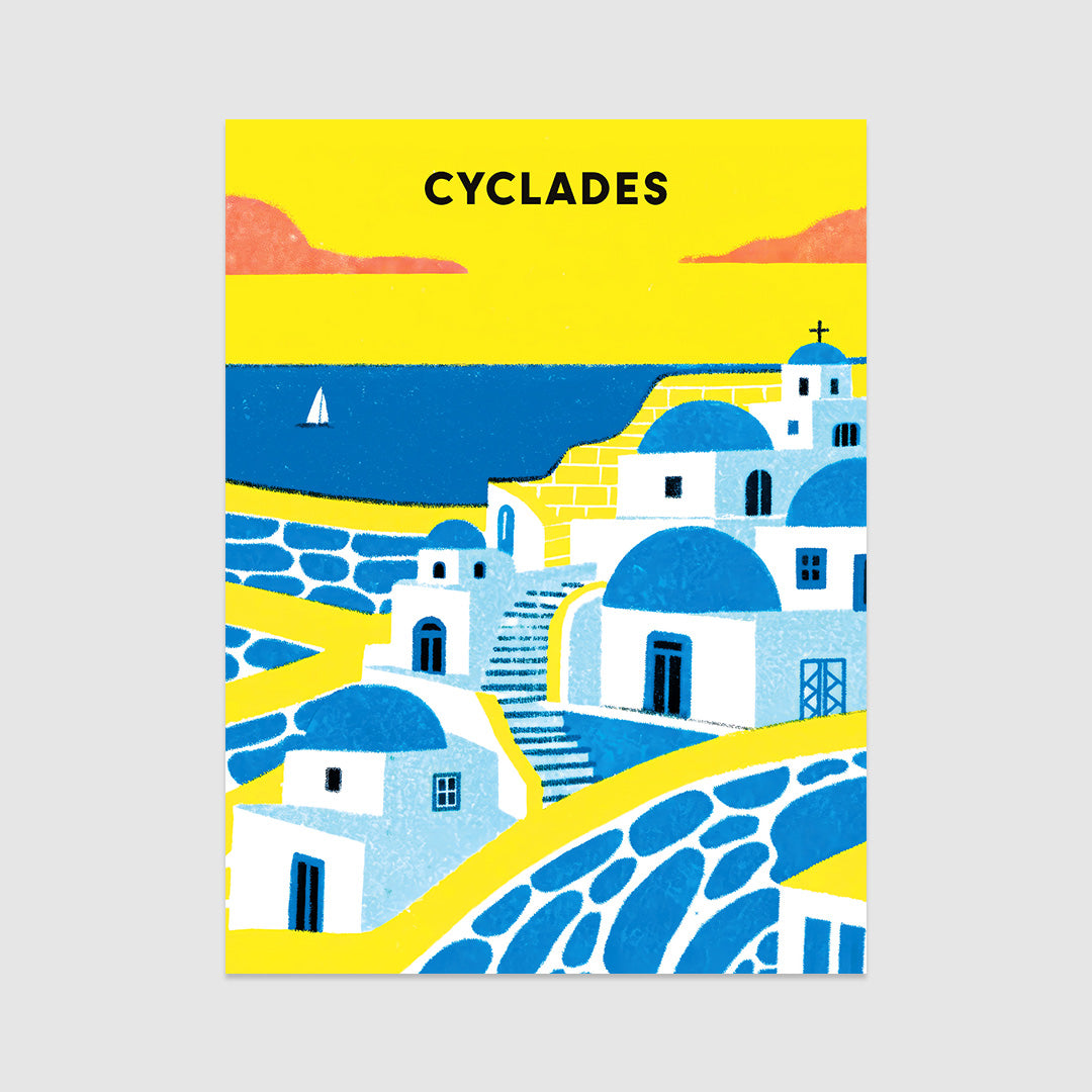 Cyclades Blue Poster