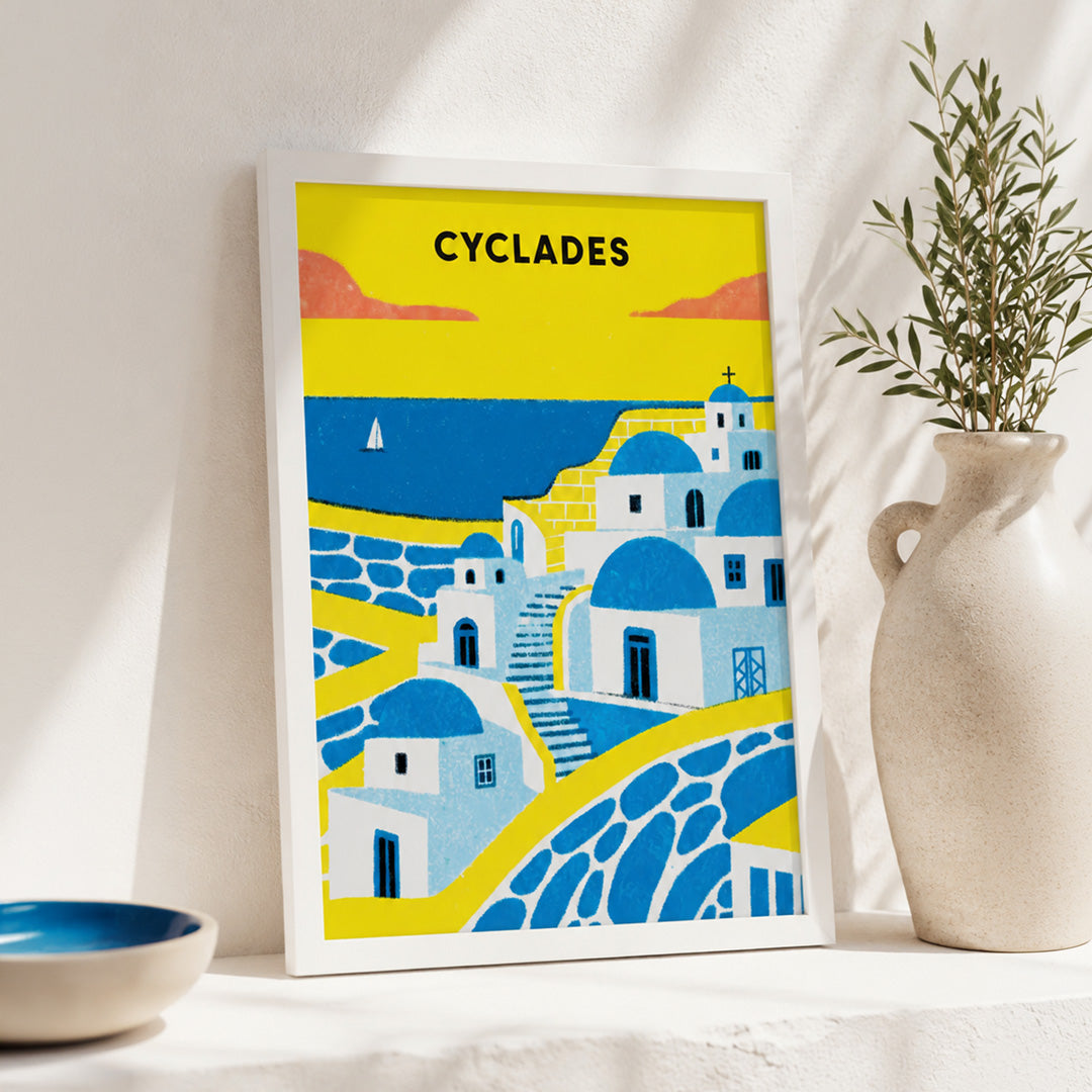 Cyclades Blue Poster